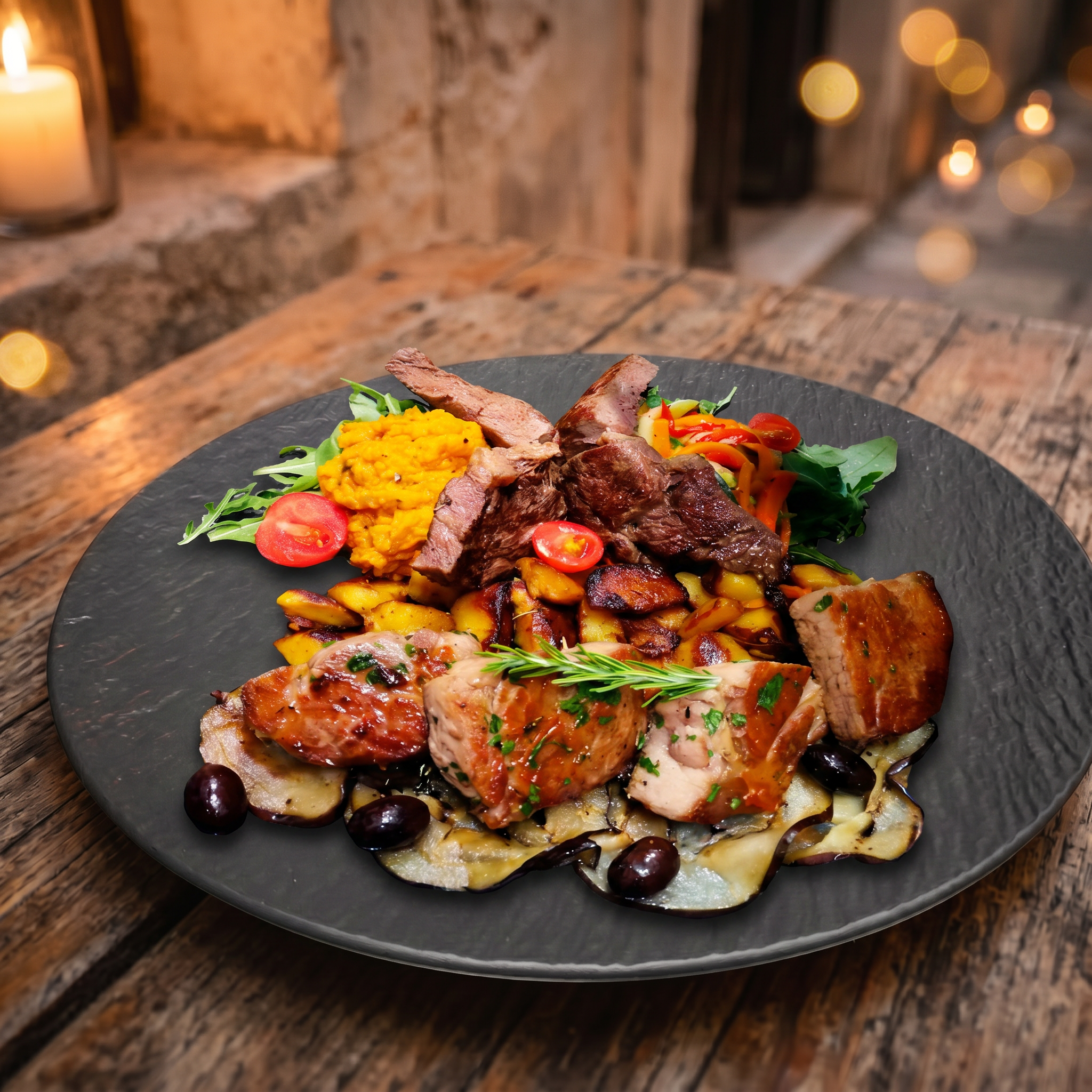 Roštilj Mix — Dalmatian mixed grill platter